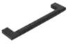 Afbeeldingen van Siro Meubelgreep metaal - boorafstand 128mm/L 142mm/H 32mm/B 12mm mat zwart 