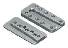 Afbeeldingen van GB blinde houtverbinding - 170x80x18mm 100x200mm - aluminium