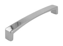 Afbeeldingen van Siro Meubelgreep metaal - boorafstand 128mm/L 136mm/H 23mm/B 16mm - chroom glanzend 