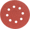 Afbeeldingen van Kelfort schuurschijf 125mm rood 10st 8 gaten