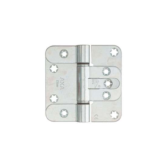 Afbeeldingen van Axa Titan veiligheidsscharnier - 89x89 - rond SKG***  Op=Op