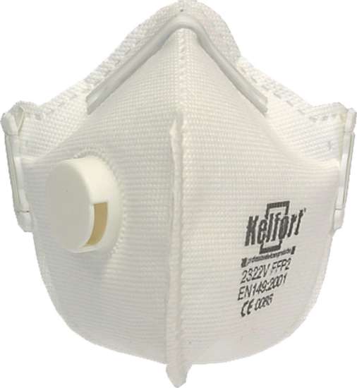 Afbeeldingen van Kelfort Stofmasker 2322V - FFP2 - Vouwbaar Met Ventiel
