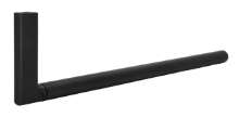 Afbeeldingen van Siro Garderobe element metaal - L 250mm/H 60mm/B 12mm mat zwart 