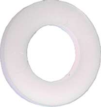 Afbeeldingen van Sluitring Nylon Wit M3X7mm     D125-1A P