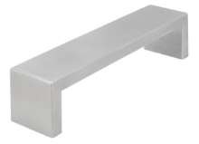 Afbeeldingen van Siro Meubelgreep metaal - boorafstand 160mm/L 170mm/H 40mm/B 40mm - RVS 
