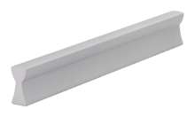 Afbeeldingen van Siro Meubelgreep metaal - boorafstand 128mm/L 148mm/H 20mm/B 9mm mat aluminium 