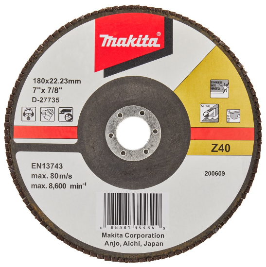 Afbeeldingen van Makita Lamellenschijf D-27735 - Ø180mm - Z40 