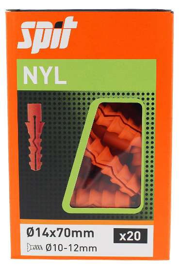 Afbeeldingen van Gepatenteerde universele nylon plug zonder kraag