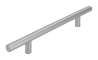 Afbeeldingen van Siro Meubelgreep metaal - boorafstand 128mm/L 208mm/H 32mm/B 12mm RVS hol