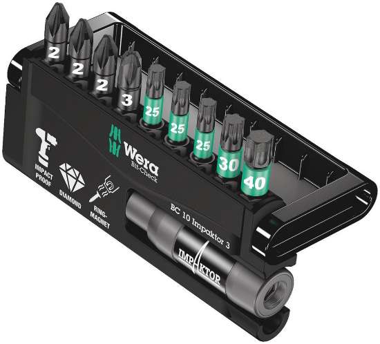 Afbeeldingen van Wera Bitset Bit-Check 10 Impaktor 3
