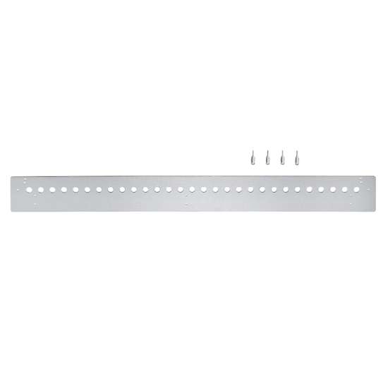 Afbeeldingen van Hettich Accura boorbalk 1000 mm, aluminium met 3 aanslag-/afzetpinnen