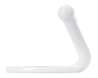 Afbeeldingen van Siro Kapstokhaak metaal - boorafstand 24mm/L 61mm/H 40mm/B 70mm - wit 