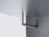 Afbeeldingen van Siro Garderobe element metaal - L 250mm/H 60mm/B 12mm mat RVS effect 