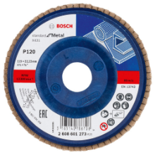 Afbeeldingen van Bosch Lamellenschuurschijf X431, Standard for Metal