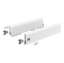 Afbeeldingen van Hettich ArciTech Schuif- / frontlade, setverpakking, ladezijwand hoogte 126 x NL 300 mm, wit, links en rechts