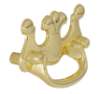 Afbeeldingen van Siro Hangende handgreep metaal - boorafstand 64mm/L 74mm/H 19mm/B 47mm messing glanzend 