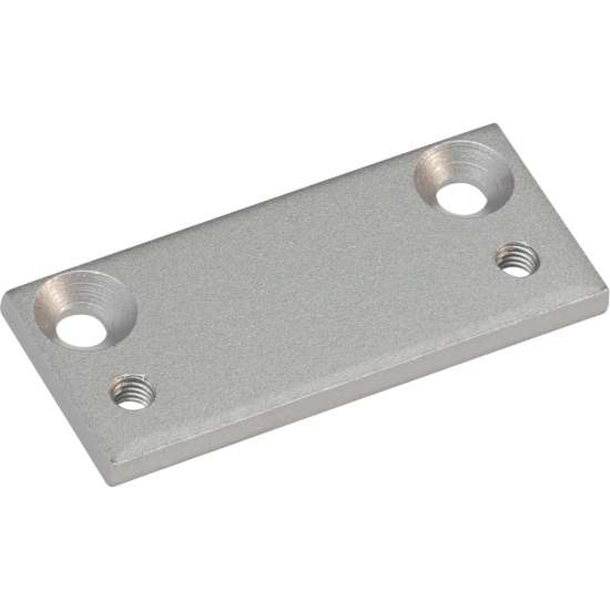 Afbeeldingen van Dorma scharnier plaat tbv TS73V/83 Zilver (8365)