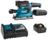 Afbeeldingen van Makita vlakschuurmachine DBO380RTJ - 18V 2x5.0 Ah accu - inclusief snellader in Mbox