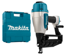 Afbeeldingen van Makita brad tacker AF601 - 8 bar 16Ga - inclusief olie en veiligheidsbril In koffer 