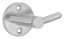 Afbeeldingen van Siro Kapstokhaak metaal - boorafstand 28mm/L 42mm/H 55mm/B 64mm RVS 