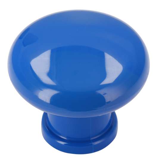 Afbeeldingen van Siro Meubelknop kunststof - L 32mm/H 27mm/B 32mm - blauw 