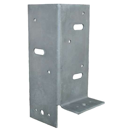 Afbeeldingen van GB Paalhouder type B, 70x70 2,5 Thermisch Verzinkt