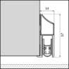 Afbeeldingen van Ellen Cassette t.b.v. automatische valdorpel ELEGANCE CASSETTE RVS 1000