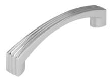 Afbeeldingen van Siro Meubelgreep metaal - boorafstand 96mm/L 115mm/H 27mm/B 14mm - chroom glanzend 