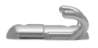 Afbeeldingen van Siro Kapstokhaak metaal - boorafstand 32mm/L 60mm/H 23mm/B 56mm - chroom glanzend 