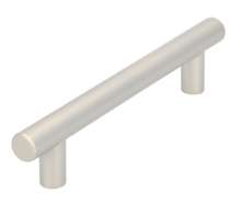 Afbeeldingen van Siro Meubelgreep kunststof - boorafstand 96mm/L 130mm/H 28mm/B 12mm - nikkel mat 