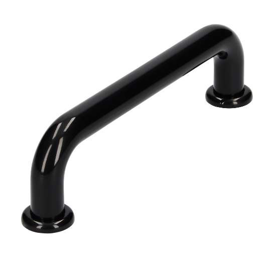 Afbeeldingen van Siro Meubelgreep kunststof - boorafstand 96mm/L 112mm/H 30mm/B 16mm - zwart 