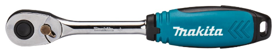 Afbeeldingen van Makita ratel E-11564 - 3/8" VK 2 componenten handgreep - extra dunne kop