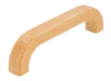 Afbeeldingen van Siro Meubelgreep hout - boorafstand 96mm/L 108mm/H 29mm/B 14mm esdoorn gelakt 