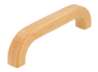 Afbeeldingen van Siro Meubelgreep hout - boorafstand 96mm/L 108mm/H 29mm/B 14mm esdoorn gelakt 