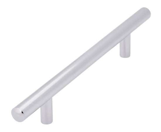 Afbeeldingen van Siro Meubelgreep metaal - boorafstand 128mm/L 208mm/H 32mm/B 12mm chroom glanzend 