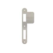 Afbeeldingen van INTERSTEEL Sluitplaat 175x25/59x1,5mm tbv dag- en nacht schoot, afgerond met lange lip, rvs DIN links 9509