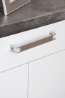 Afbeeldingen van Siro Meubelgreep metaal - boorafstand 160mm/L 169mm/H 29mm/B 20mm chroom mat 