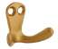 Afbeeldingen van Siro Kapstokhaak metaal - boorafstand 8mm/L 33mm/H 22mm/B 44mm - goud mat 