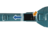 Afbeeldingen van Makita 40 V Max Steelstofzuiger blauw CL002GZ01