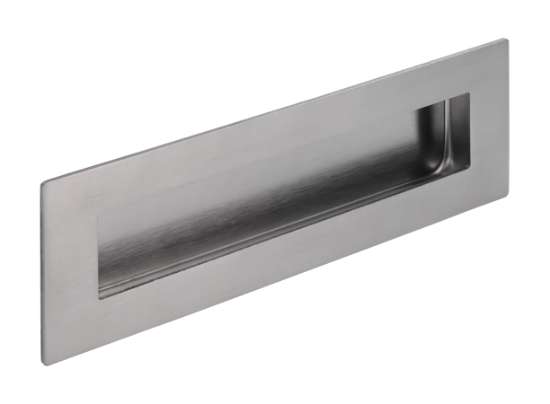 Afbeeldingen van Siro Schelpgreep metaal - L 150mm/H 12mm/B 51mm RVS 