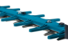 Afbeeldingen van Makita XGT 40 V Max Heggenschaar 60cm Trimuitvoering UH004GD201