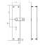Afbeeldingen van INTERSTEEL Schild renovatie rechthoekig 250x55x2mm RVS mat zwart 2688