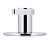 Afbeeldingen van Siro Haak metaal - zelfklevend L 60mm/H 38mm/B 60mm chroom glanzend 