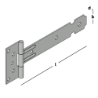 Afbeeldingen van GB Kruisheng licht 200 35x3 RVS