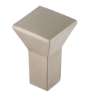 Afbeeldingen van Siro Meubelknop metaal - L 15mm/H 24mm/B 15mm - RVS effect 