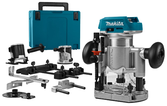Afbeeldingen van Makita boven- en kantenfrees DRT50ZJX9 - 18v