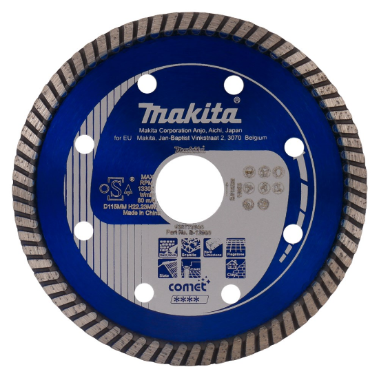Afbeeldingen van Makita Diamantschijf 115X22,2Mm Blauw B-12980