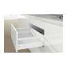 Afbeeldingen van Frontlade Set met Reling H186/94 L300 Wit