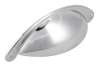 Afbeeldingen van Siro Schelpgreep metaal - boorafstand 64mm/L 104mm/H 25mm/B 32mm - chroom glanzend 