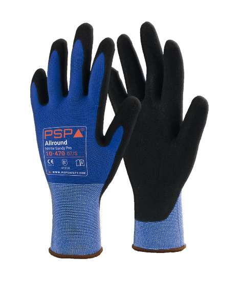 Afbeeldingen van PSP 10-470 handschoen nitril sandy pro mt.10